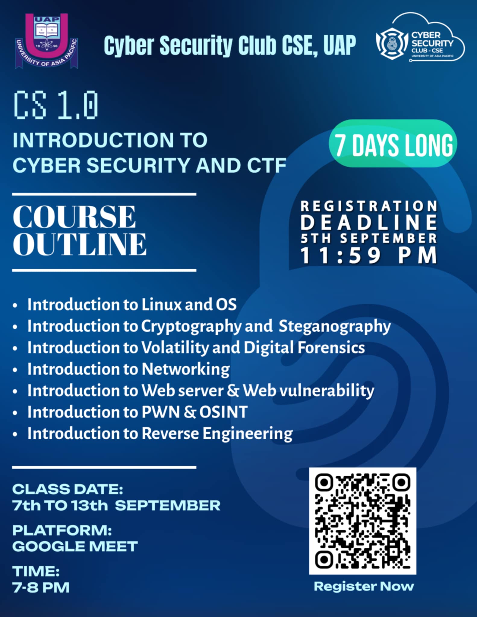 𝐂𝐒 1.0 𝐈𝐍𝐓𝐑𝐎𝐃𝐔𝐂𝐓𝐈𝐎𝐍 𝐓𝐎 𝐂𝐘𝐁𝐄𝐑 𝐒𝐄𝐂𝐔𝐑𝐈𝐓𝐘 𝐀𝐍𝐃 𝐂𝐓𝐅